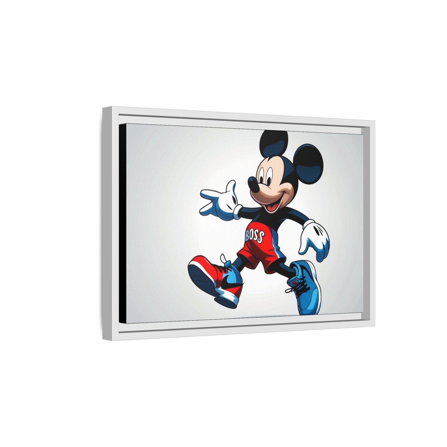 Mickey Mouse Boss Framed Canvas Art