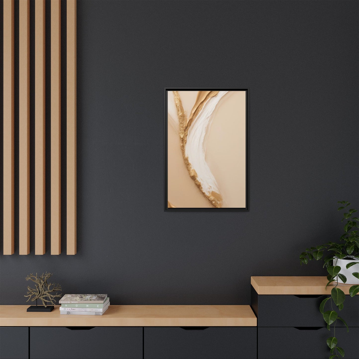 Matte Canvas, Framed (Multi-color)