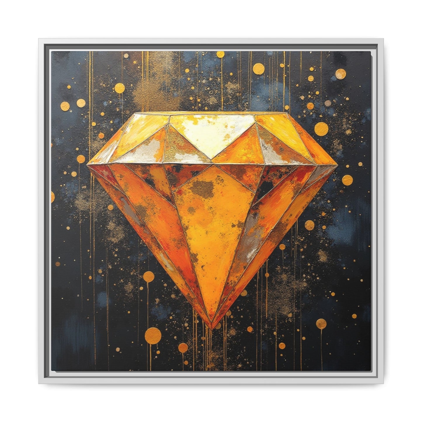 Matte Canvas, Framed (Multi-color)