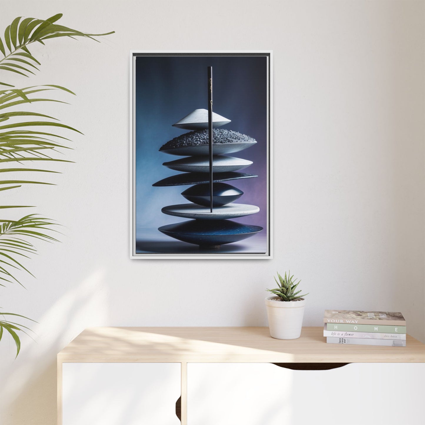 Matte Canvas, Framed (Multi-color)