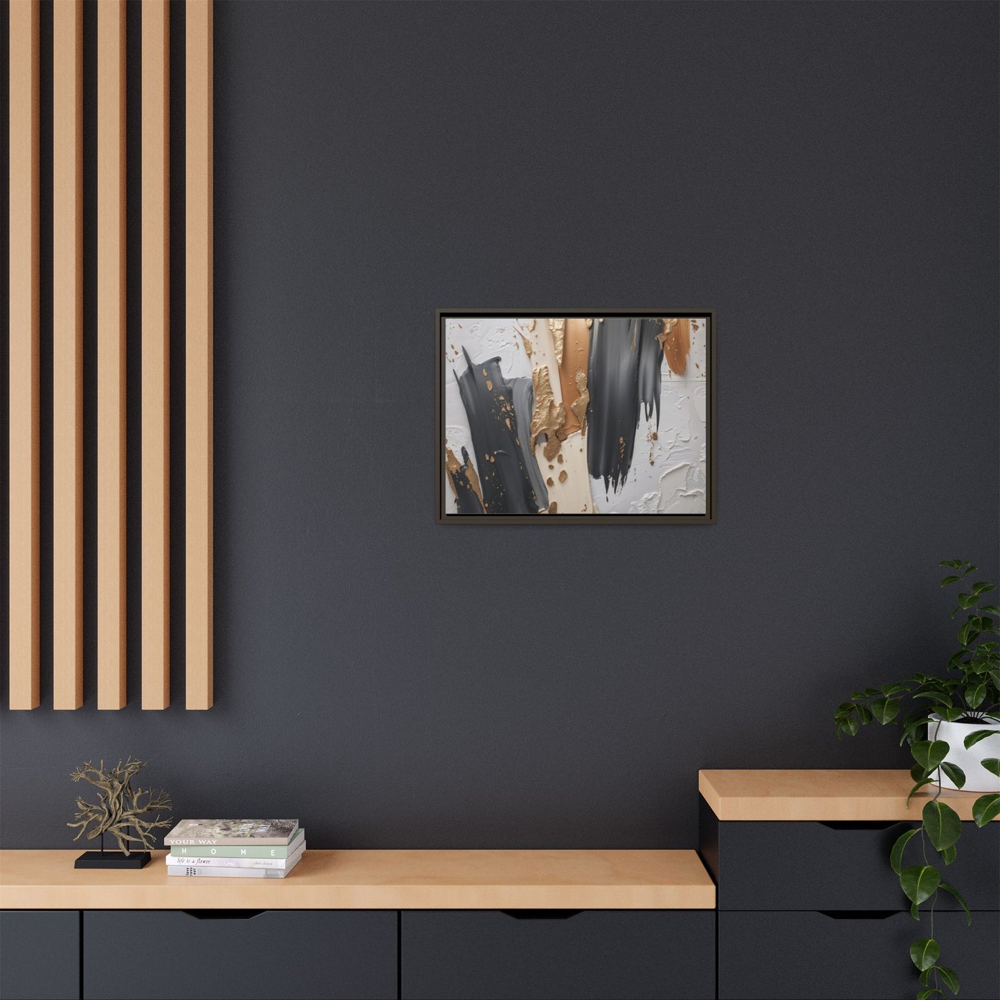 Matte Canvas, Framed (Multi-color)