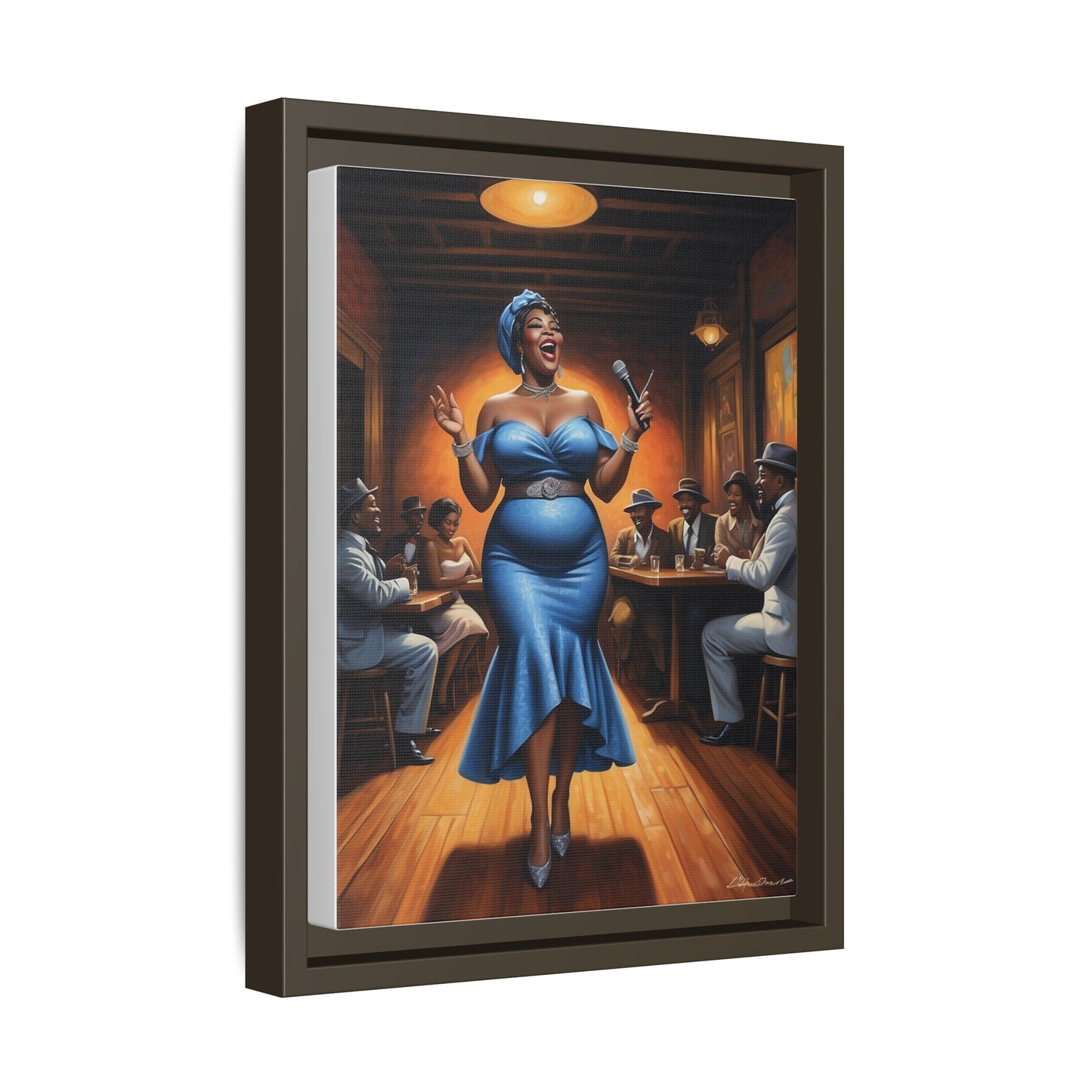 Matte Canvas, Framed (Multi-color)