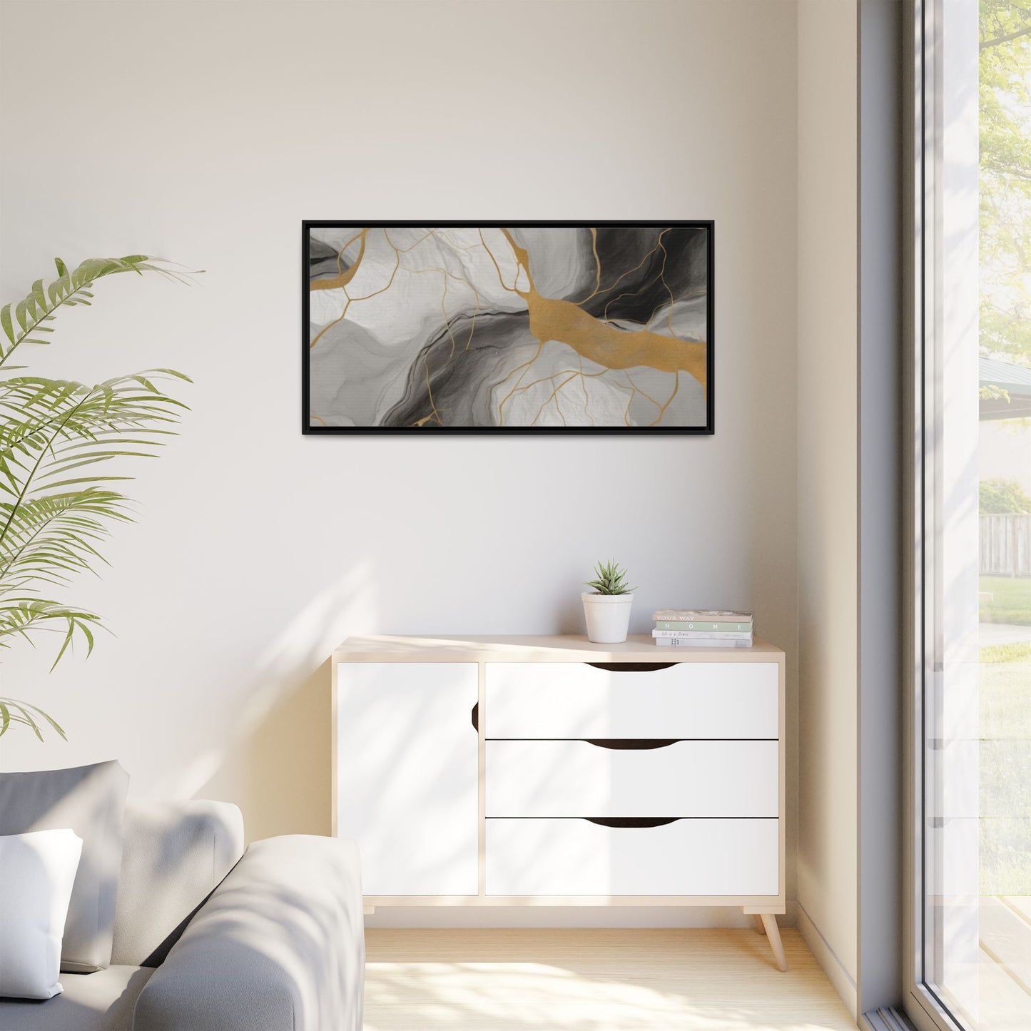 Matte Canvas, Framed (Multi-color)