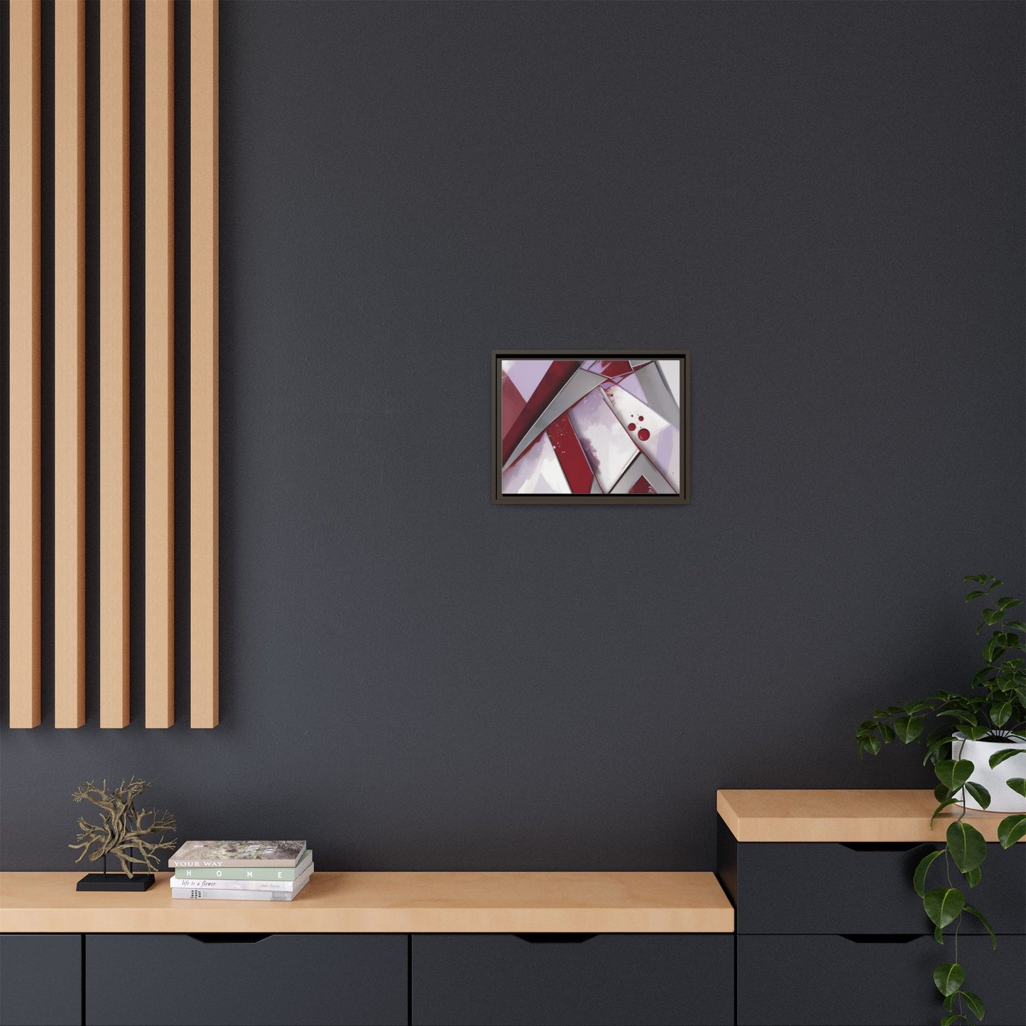 Matte Canvas, Framed (Multi-color)