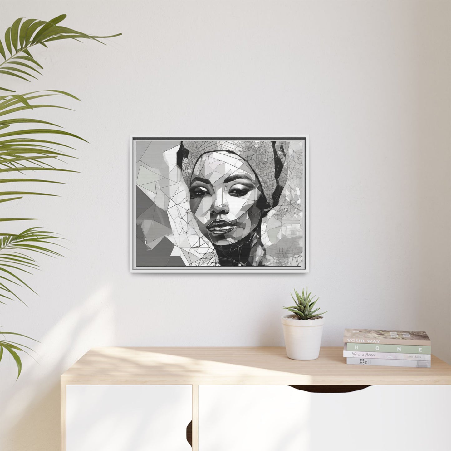 Fractured Grace: Portrait in Prism