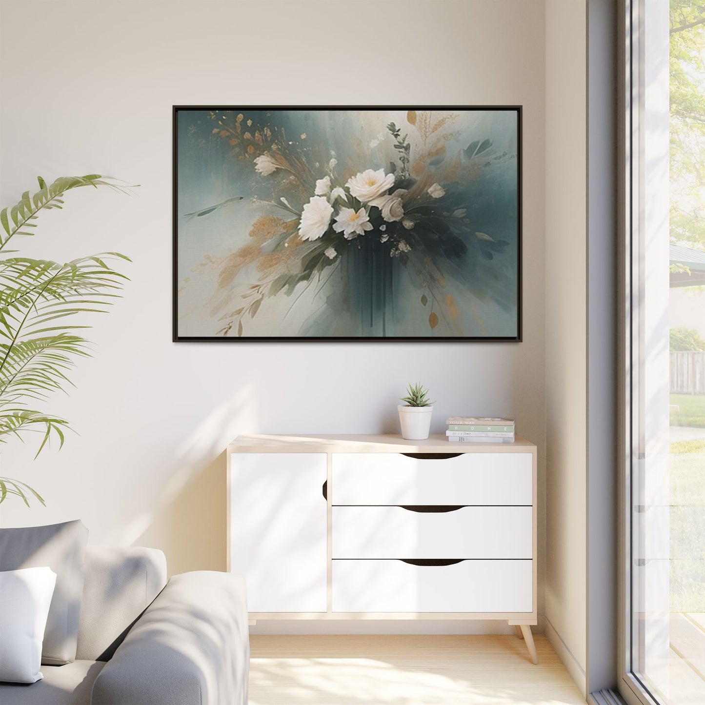 Matte Canvas, Framed (Multi-color)
