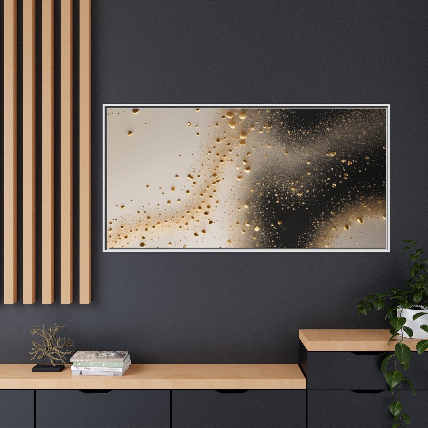 Matte Canvas, Framed (Multi-color)
