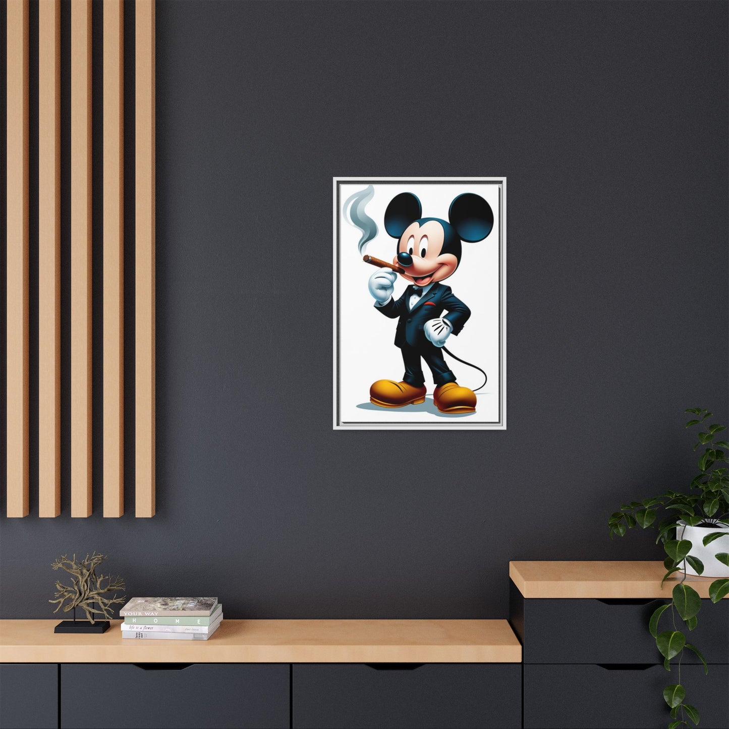 Matte Canvas, Framed (Multi-color)