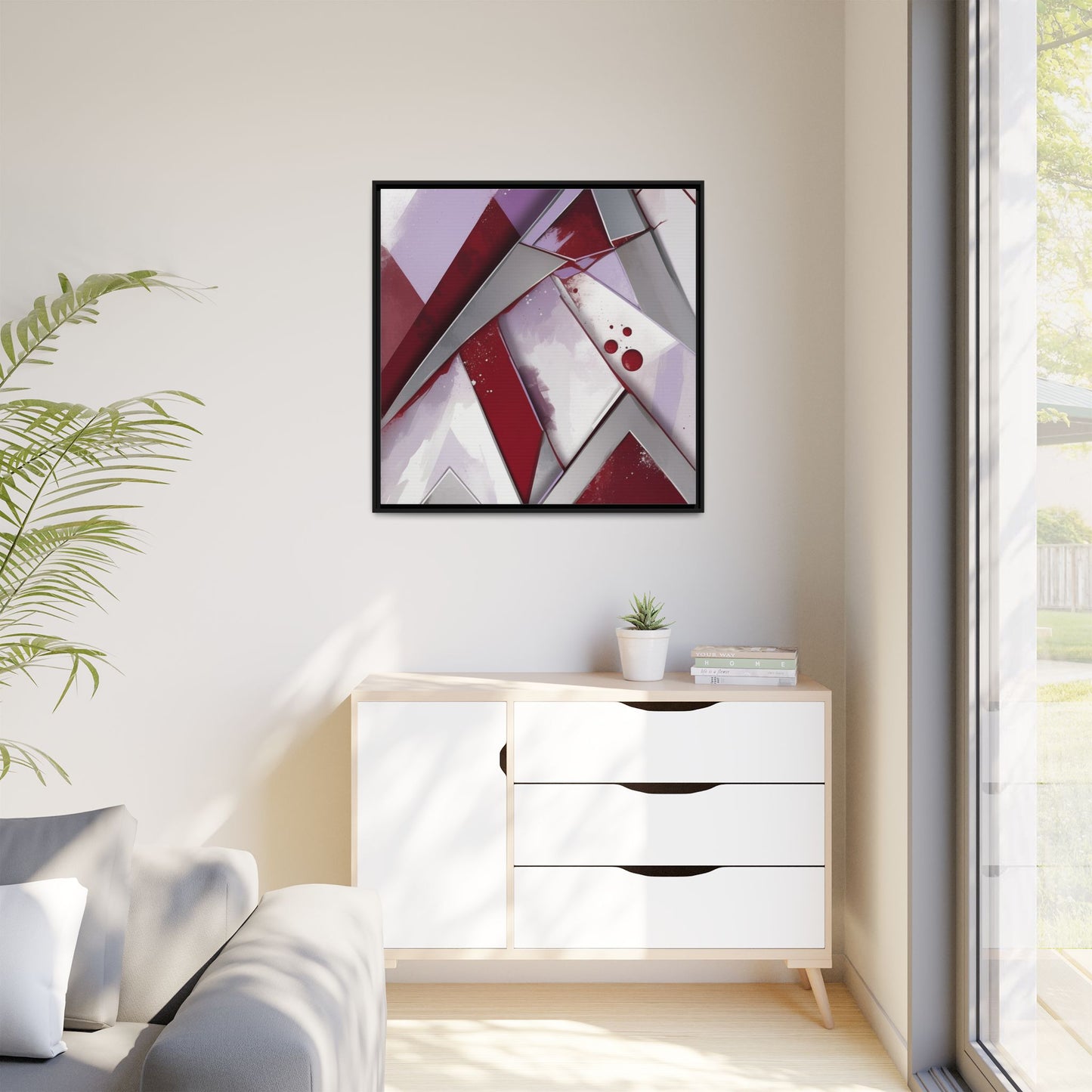 Matte Canvas, Framed (Multi-color)