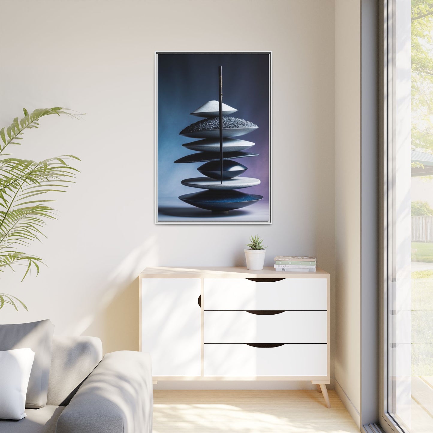 Matte Canvas, Framed (Multi-color)