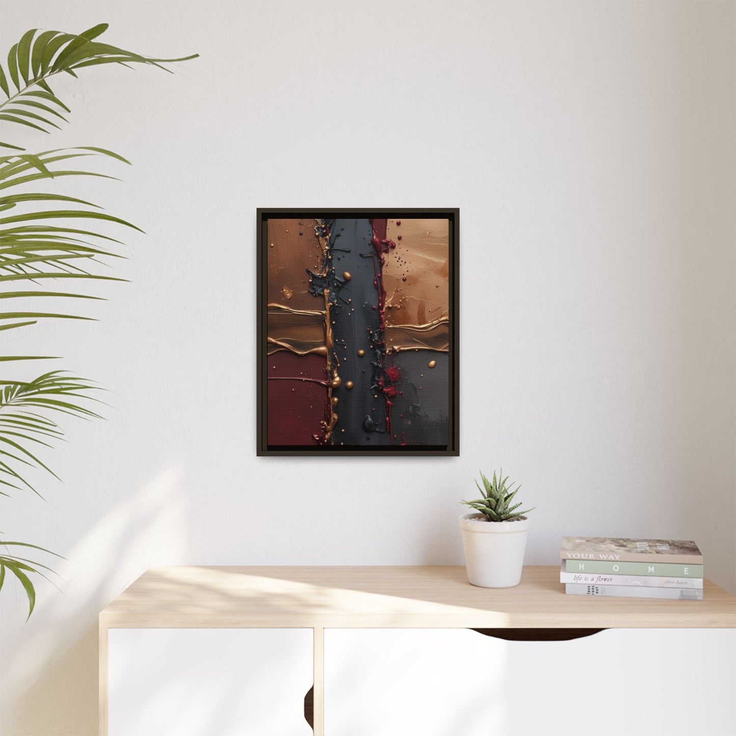 Matte Canvas, Framed (Multi-color)