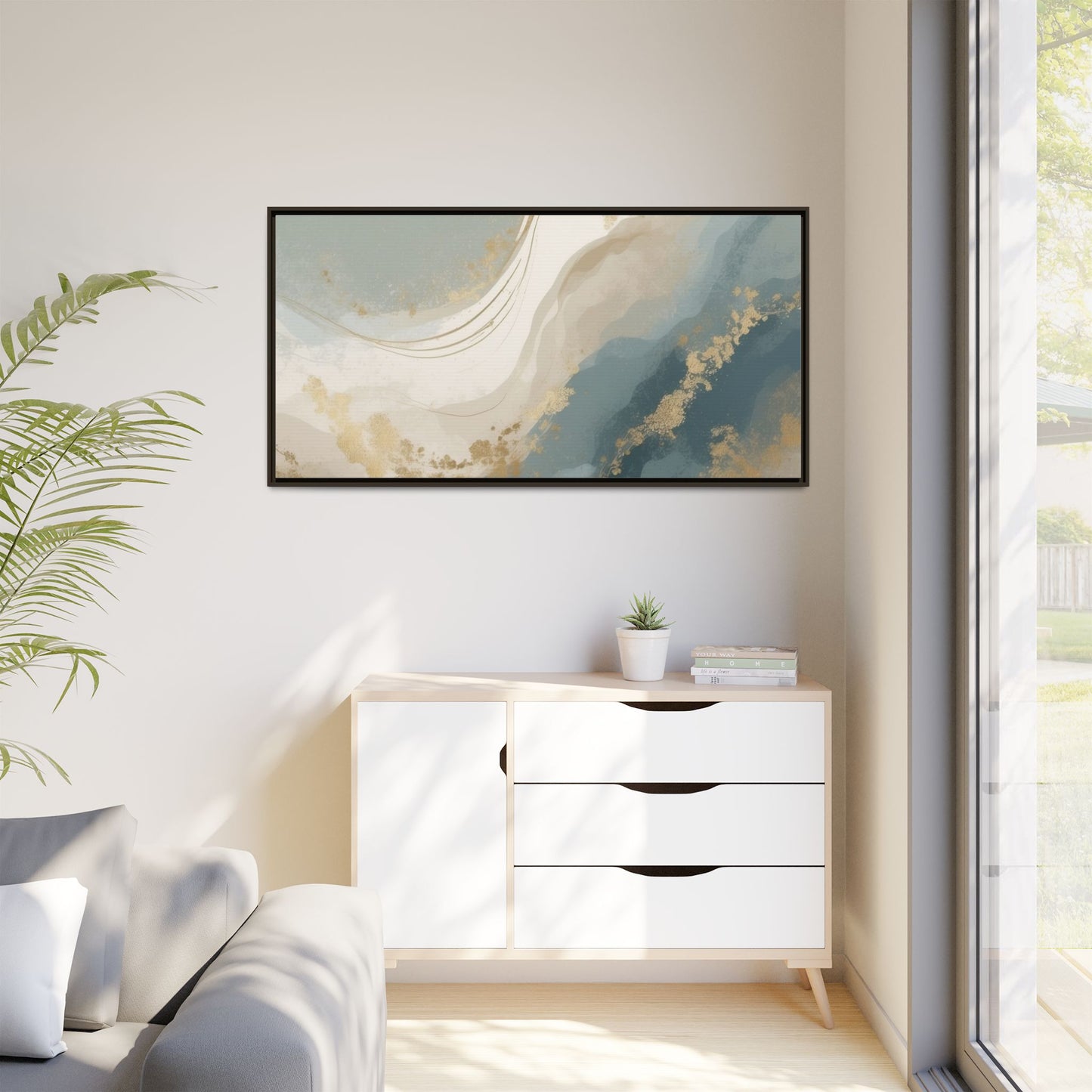 Matte Canvas, Framed (Multi-color)