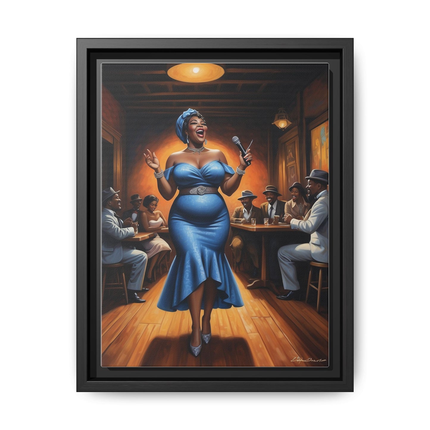 Matte Canvas, Framed (Multi-color)