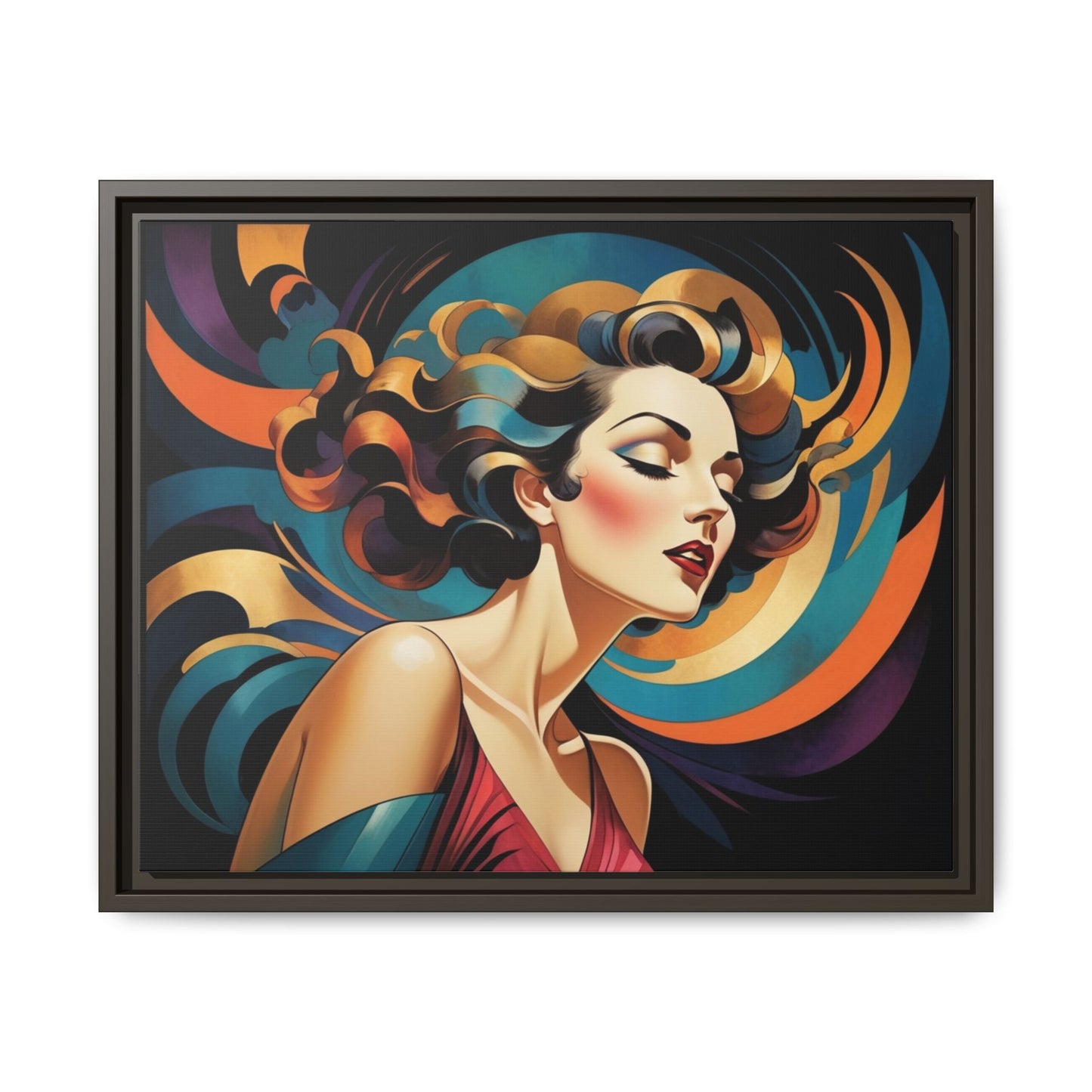 Matte Canvas, Framed (Multi-color)