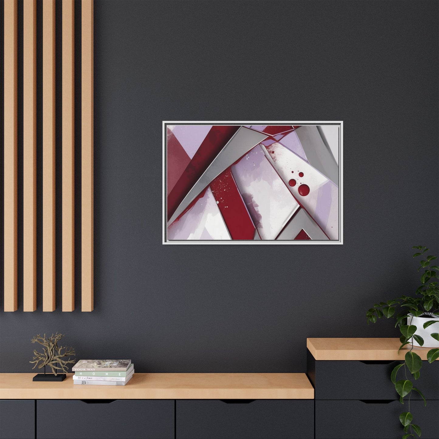 Matte Canvas, Framed (Multi-color)