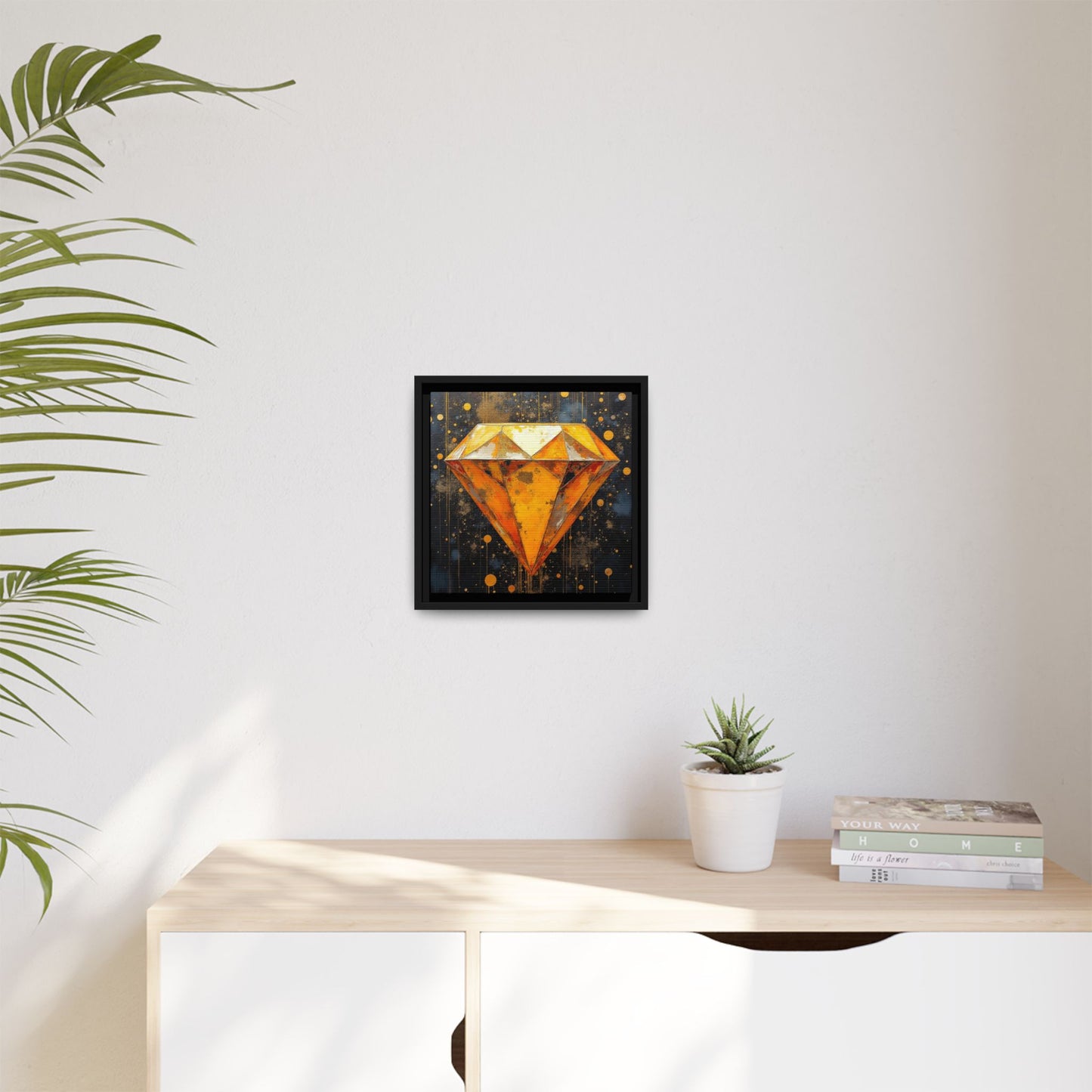 Matte Canvas, Framed (Multi-color)