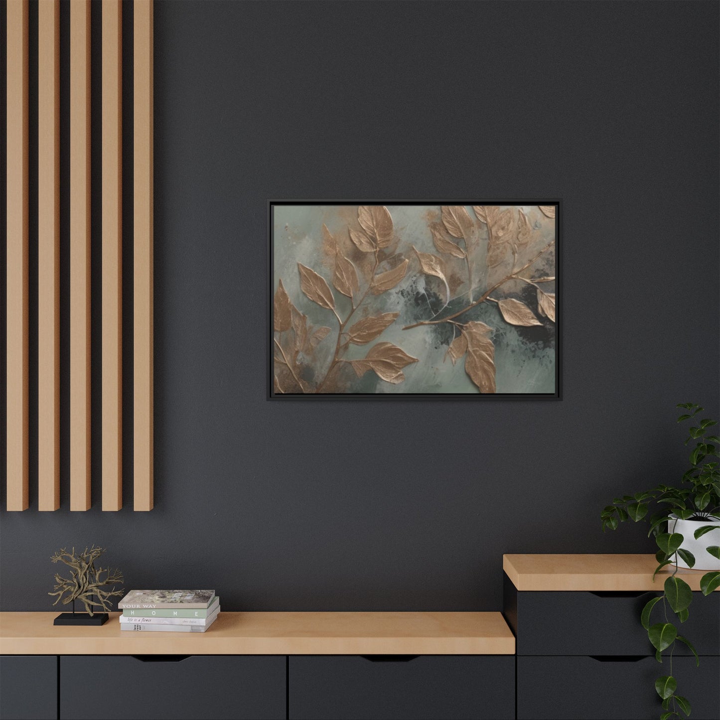 Matte Canvas, Framed (Multi-color)