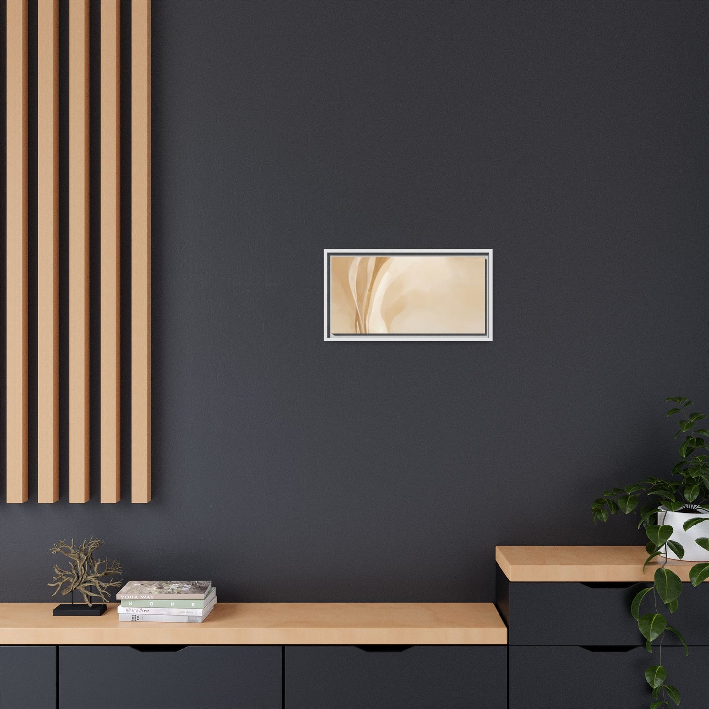 Matte Canvas, Framed (Multi-color)