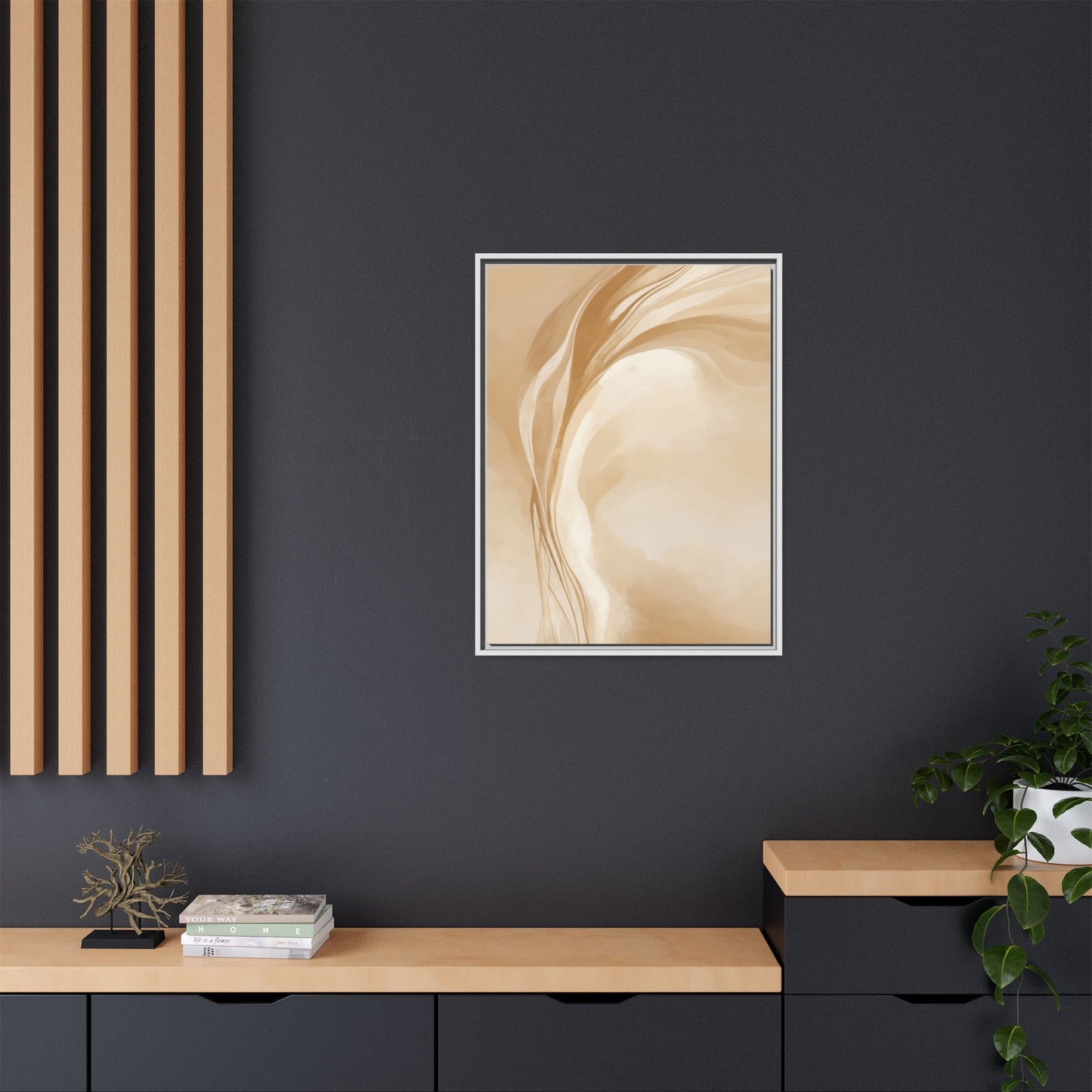 Matte Canvas, Framed (Multi-color)