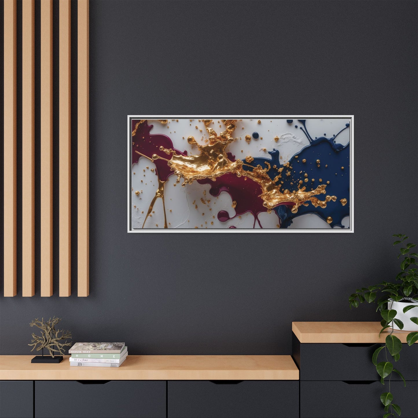 Matte Canvas, Framed (Multi-color)