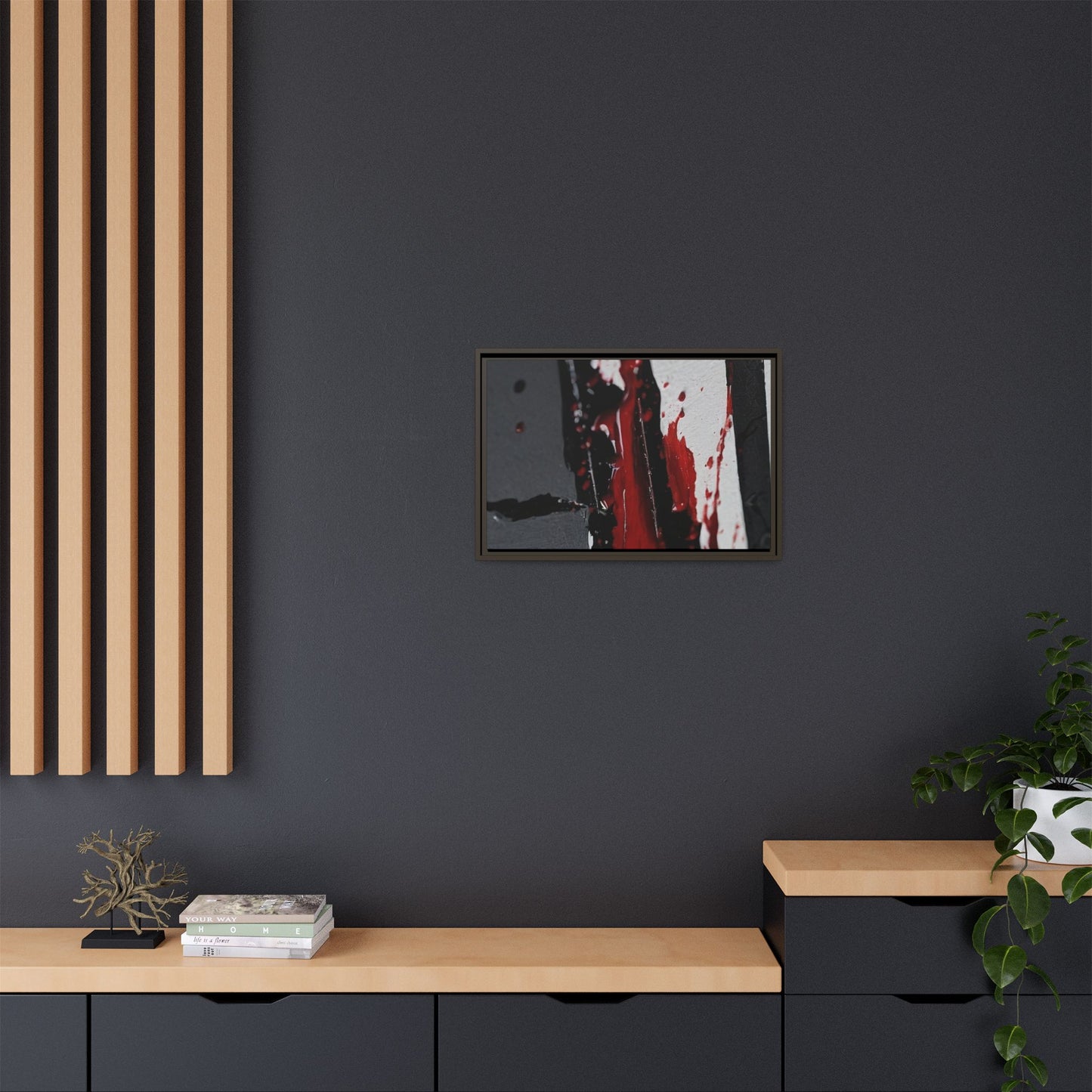 Matte Canvas, Framed (Multi-color)