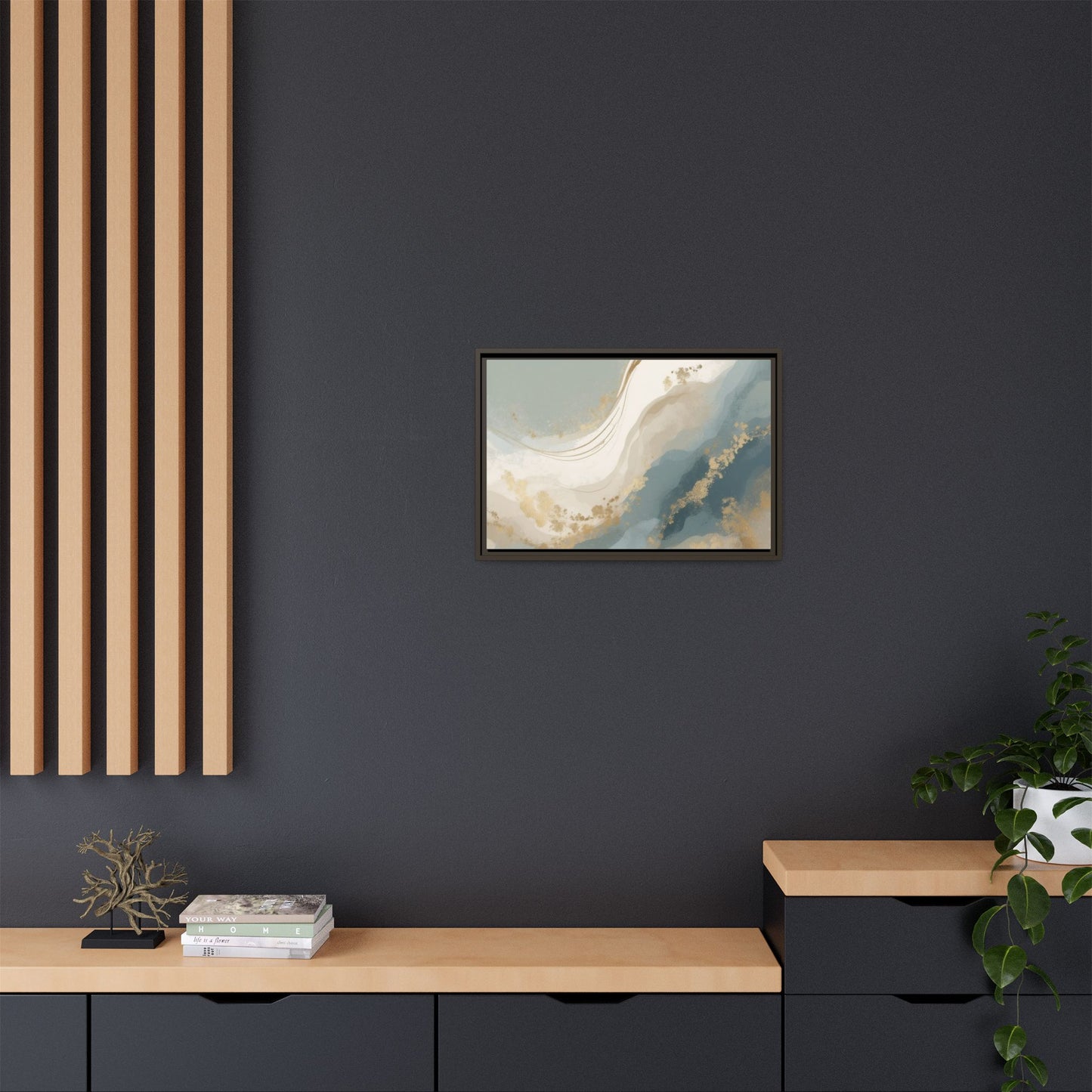 Matte Canvas, Framed (Multi-color)