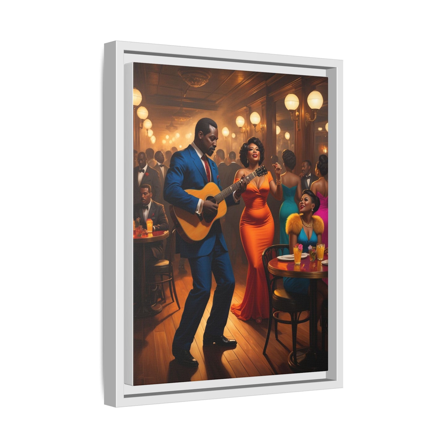 Matte Canvas, Framed (Multi-color)