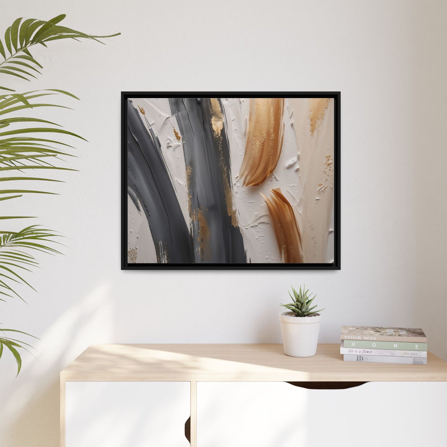 Matte Canvas, Framed (Multi-color)