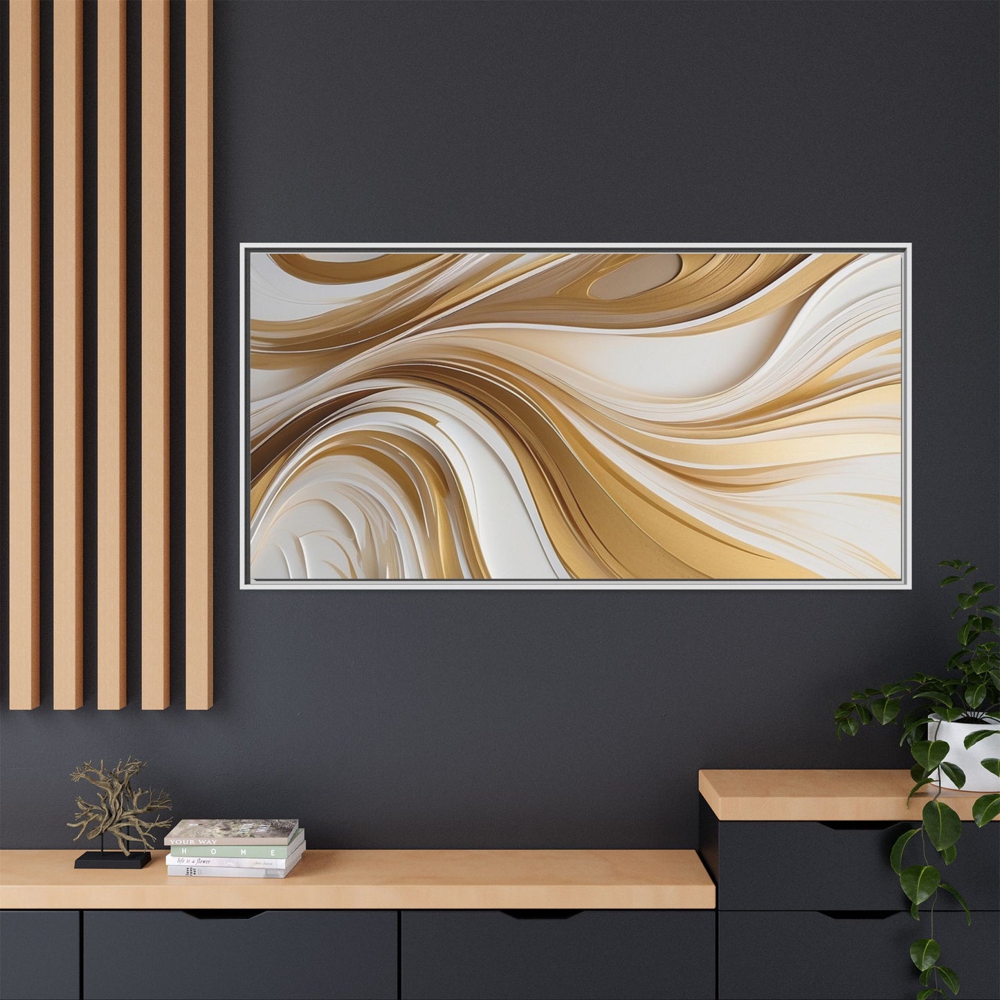 Matte Canvas, Framed (Multi-color)