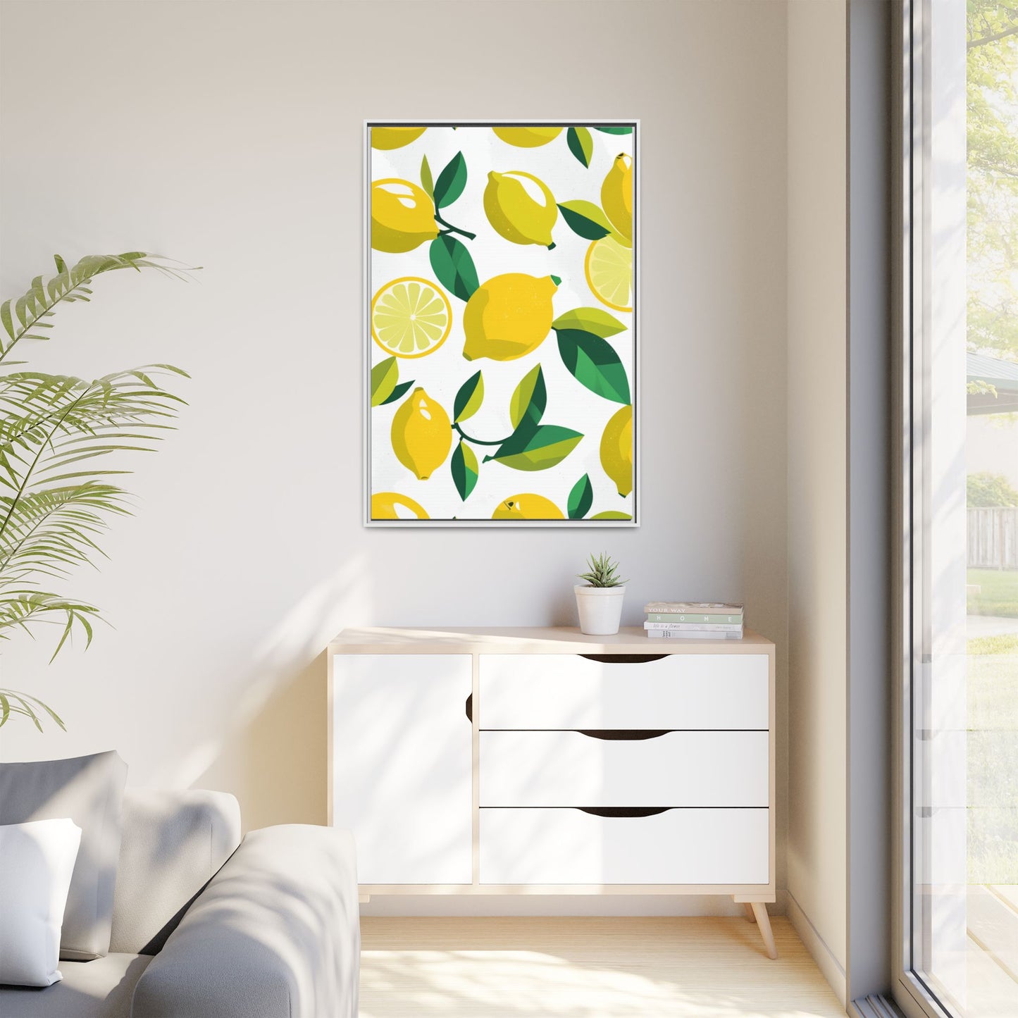 Matte Canvas, Framed (Multi-color)