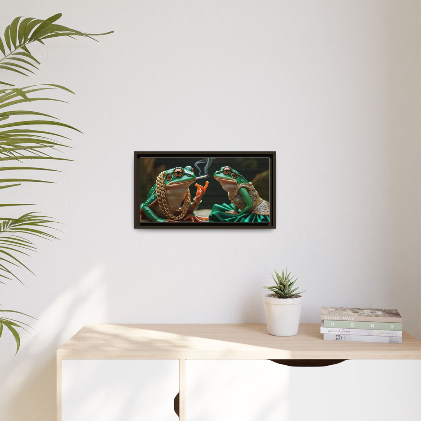 Matte Canvas, Framed (Multi-color)