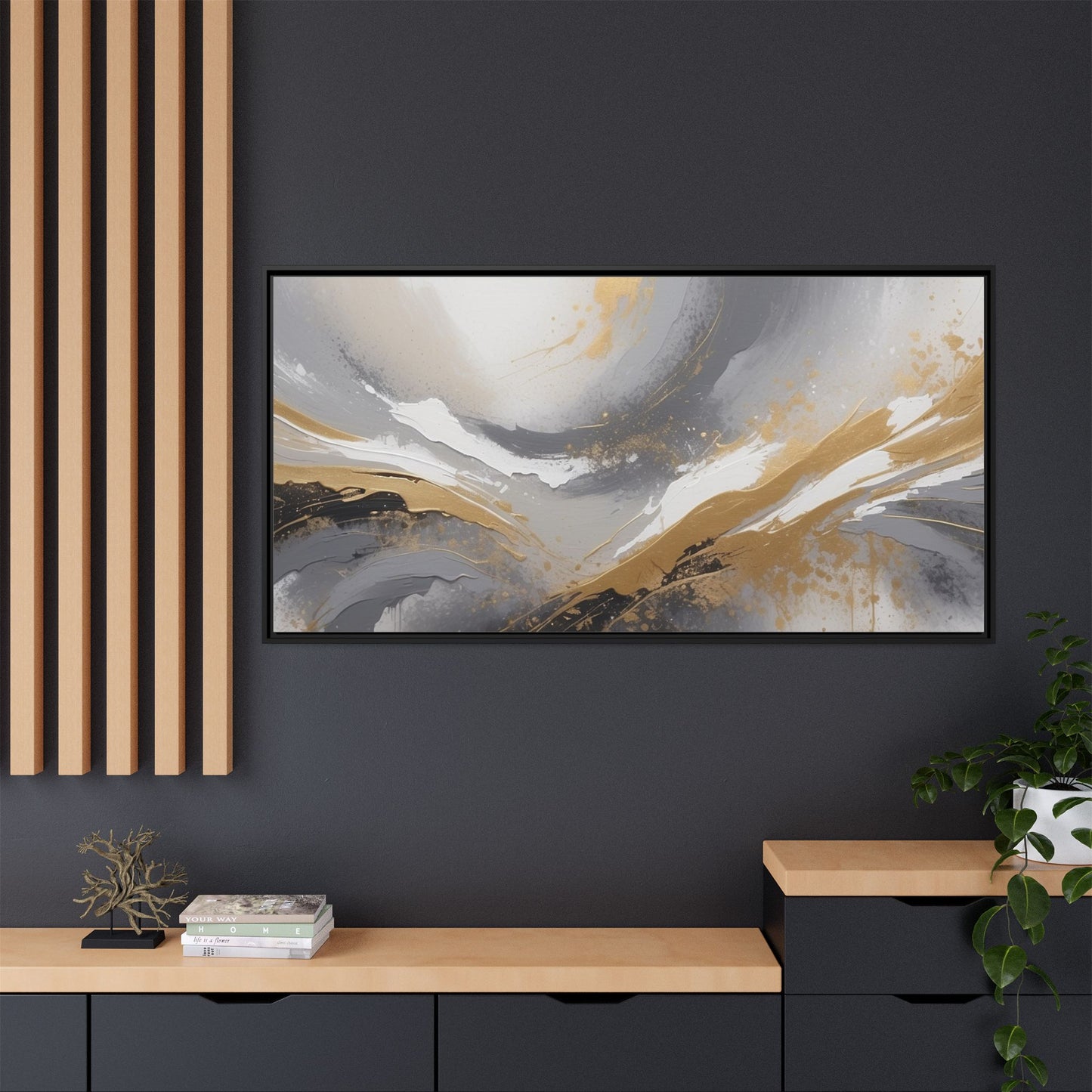 Matte Canvas, Framed (Multi-color)