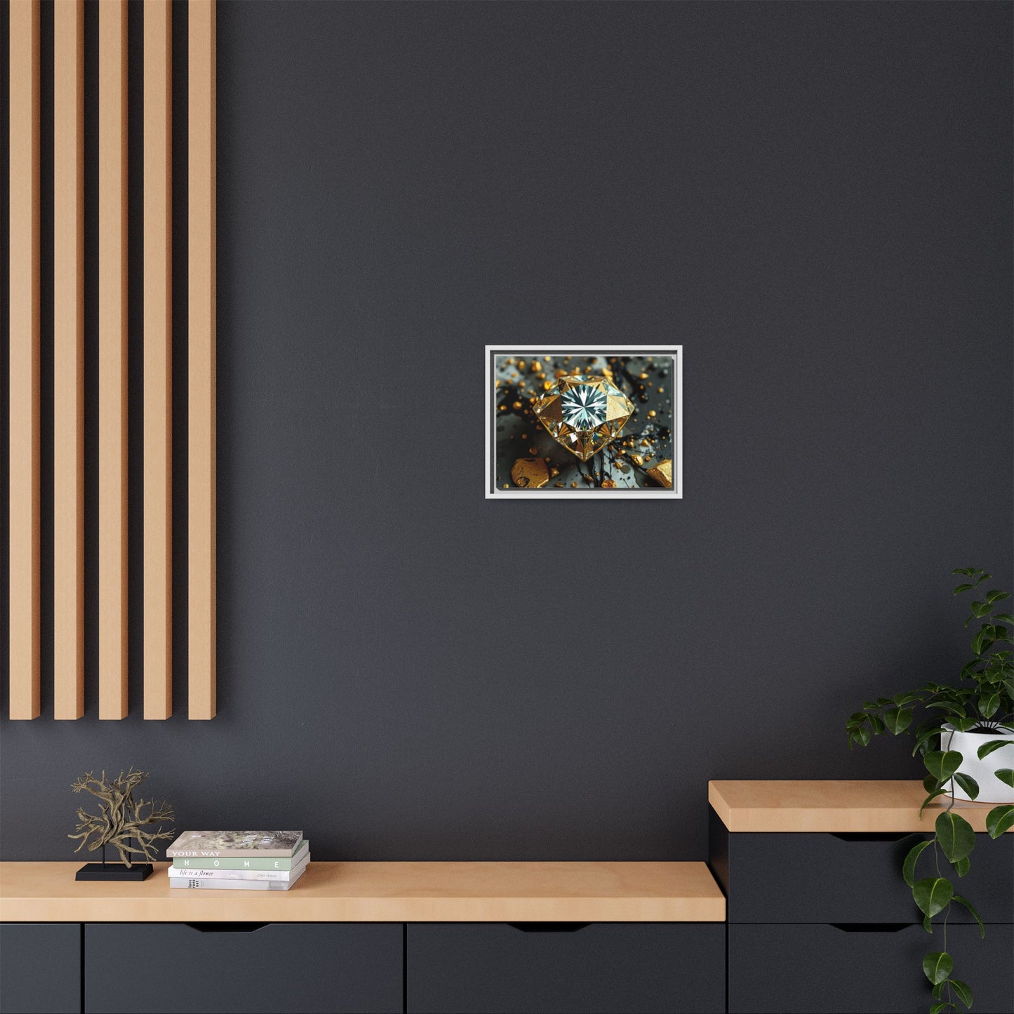 Matte Canvas, Framed (Multi-color)