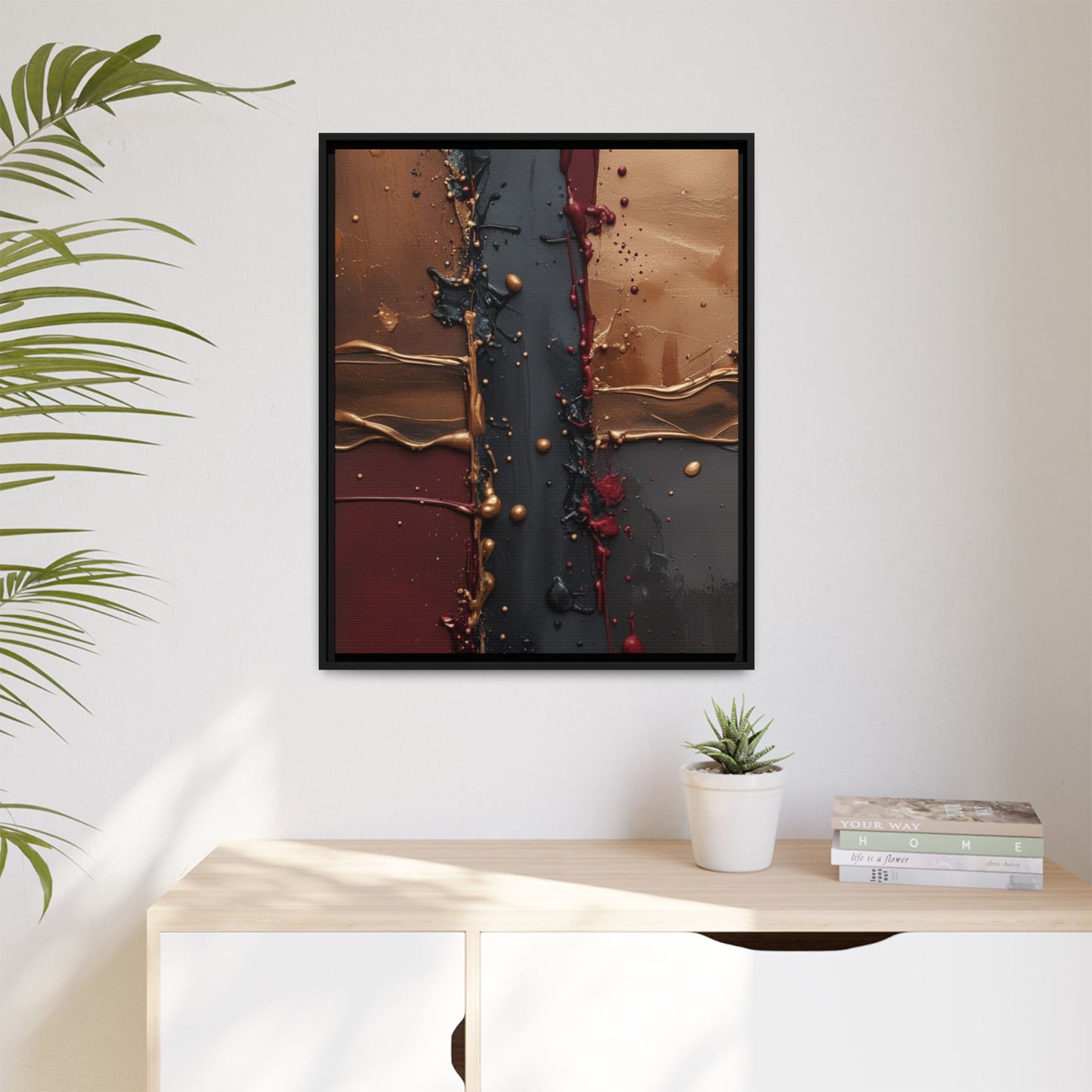 Matte Canvas, Framed (Multi-color)