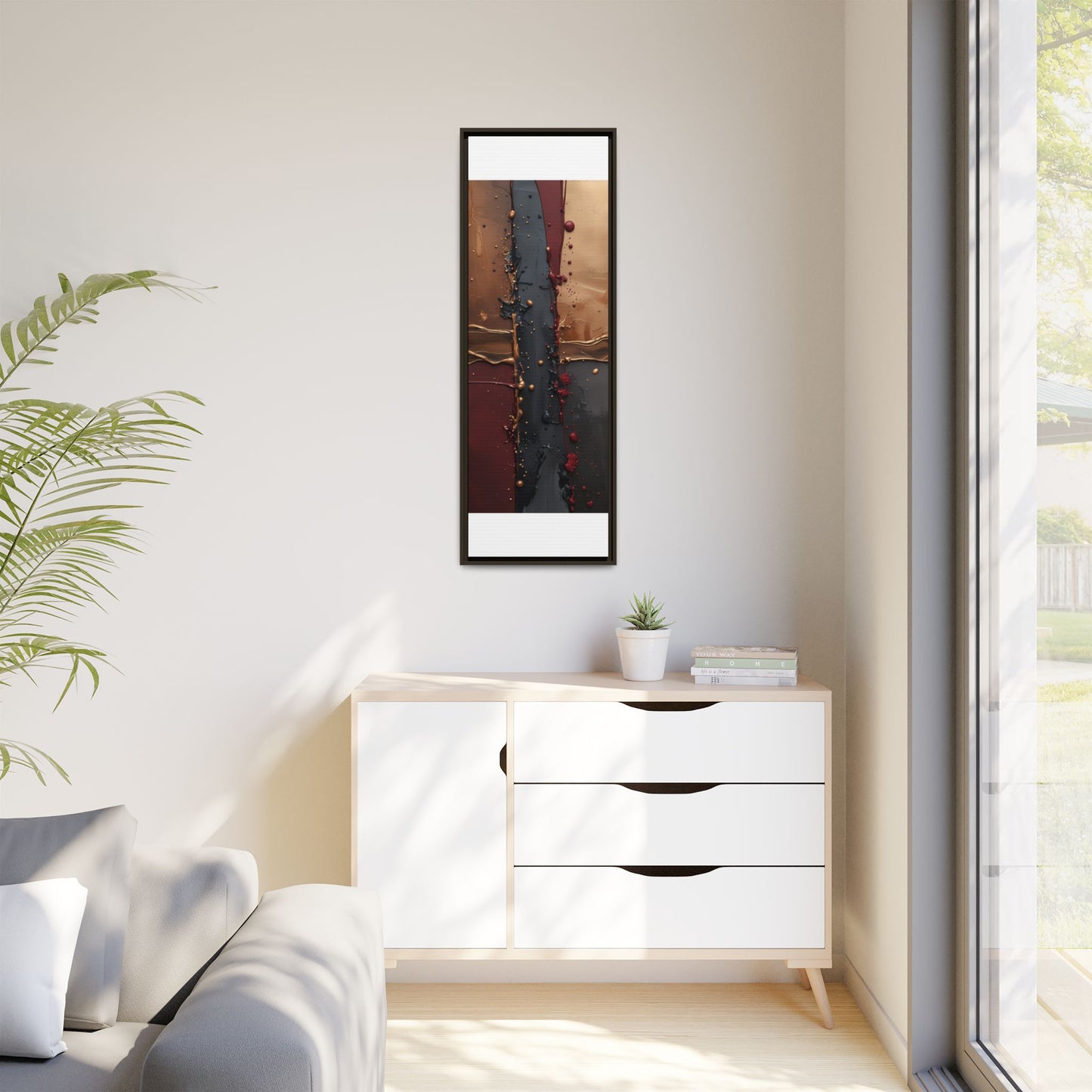 Matte Canvas, Framed (Multi-color)