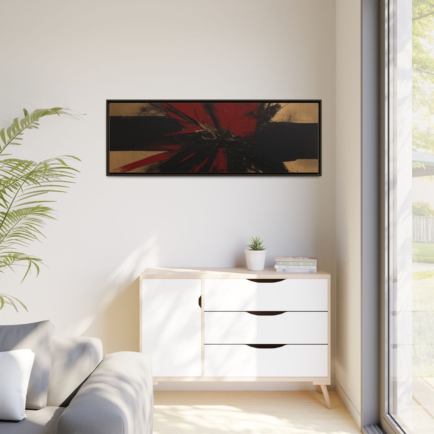 Matte Canvas, Framed (Multi-color)