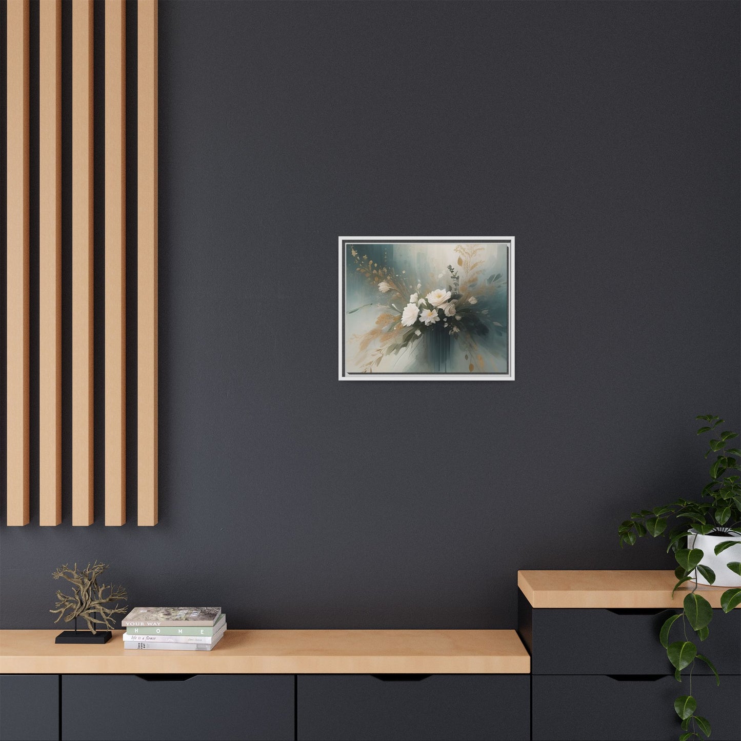 Matte Canvas, Framed (Multi-color)