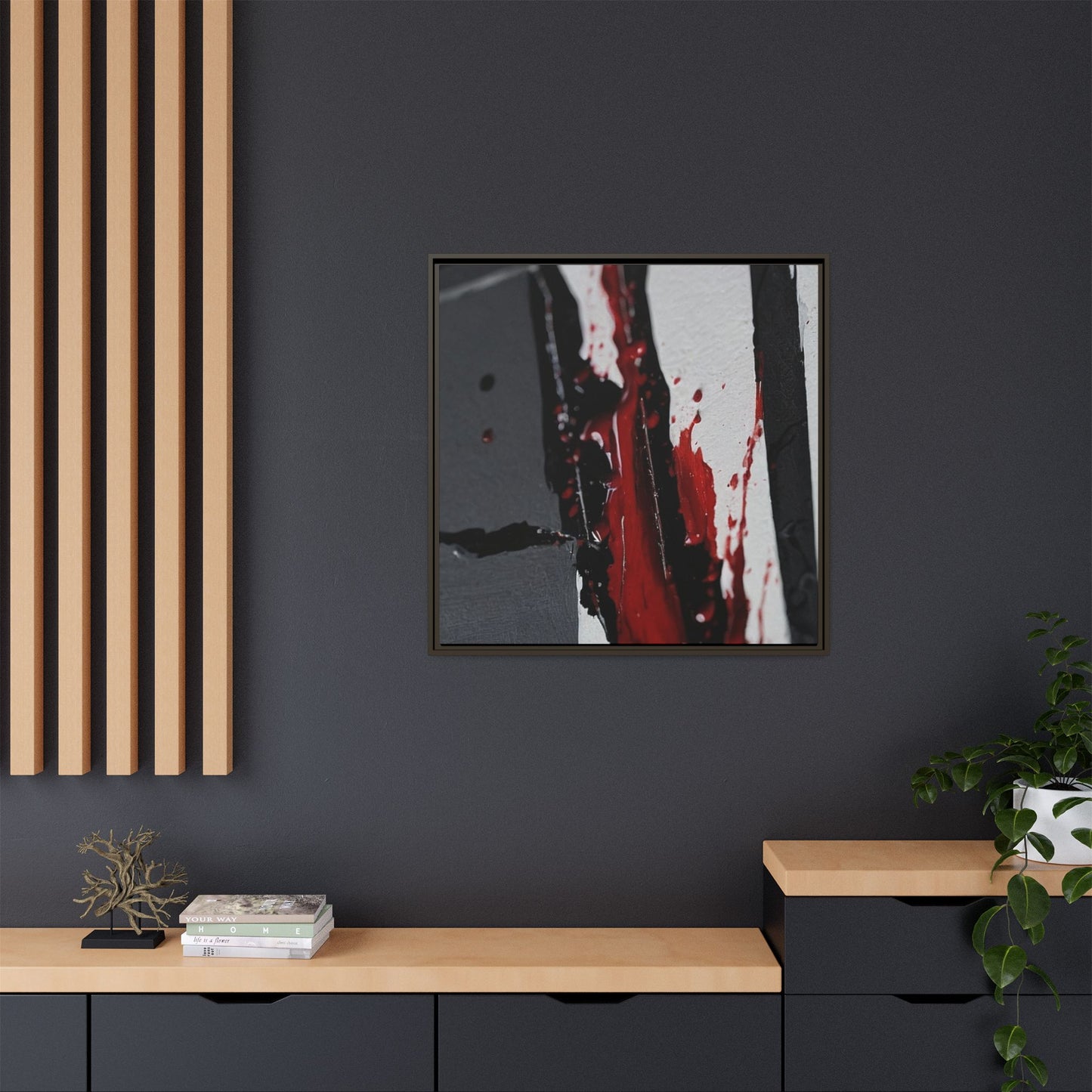 Matte Canvas, Framed (Multi-color)