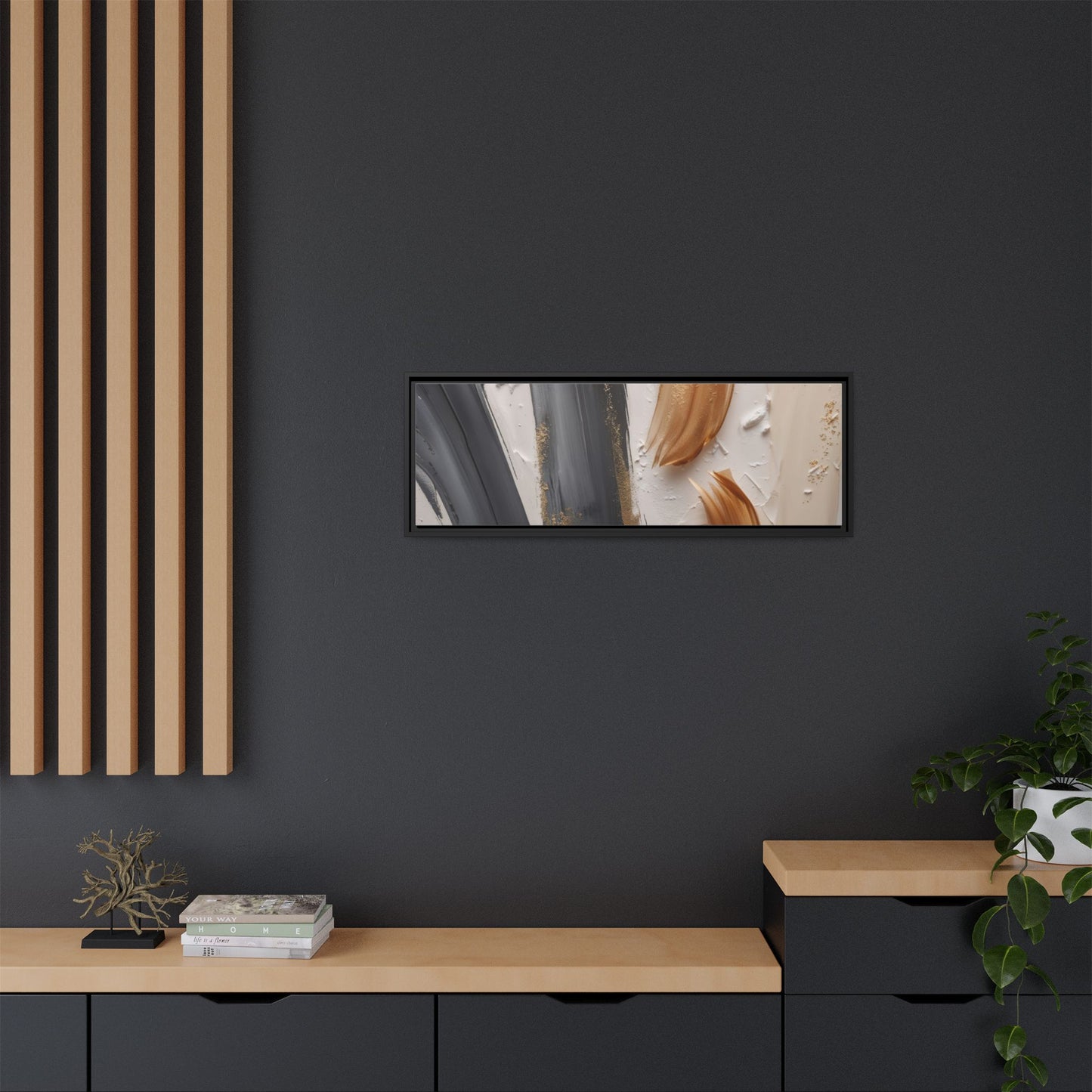 Matte Canvas, Framed (Multi-color)