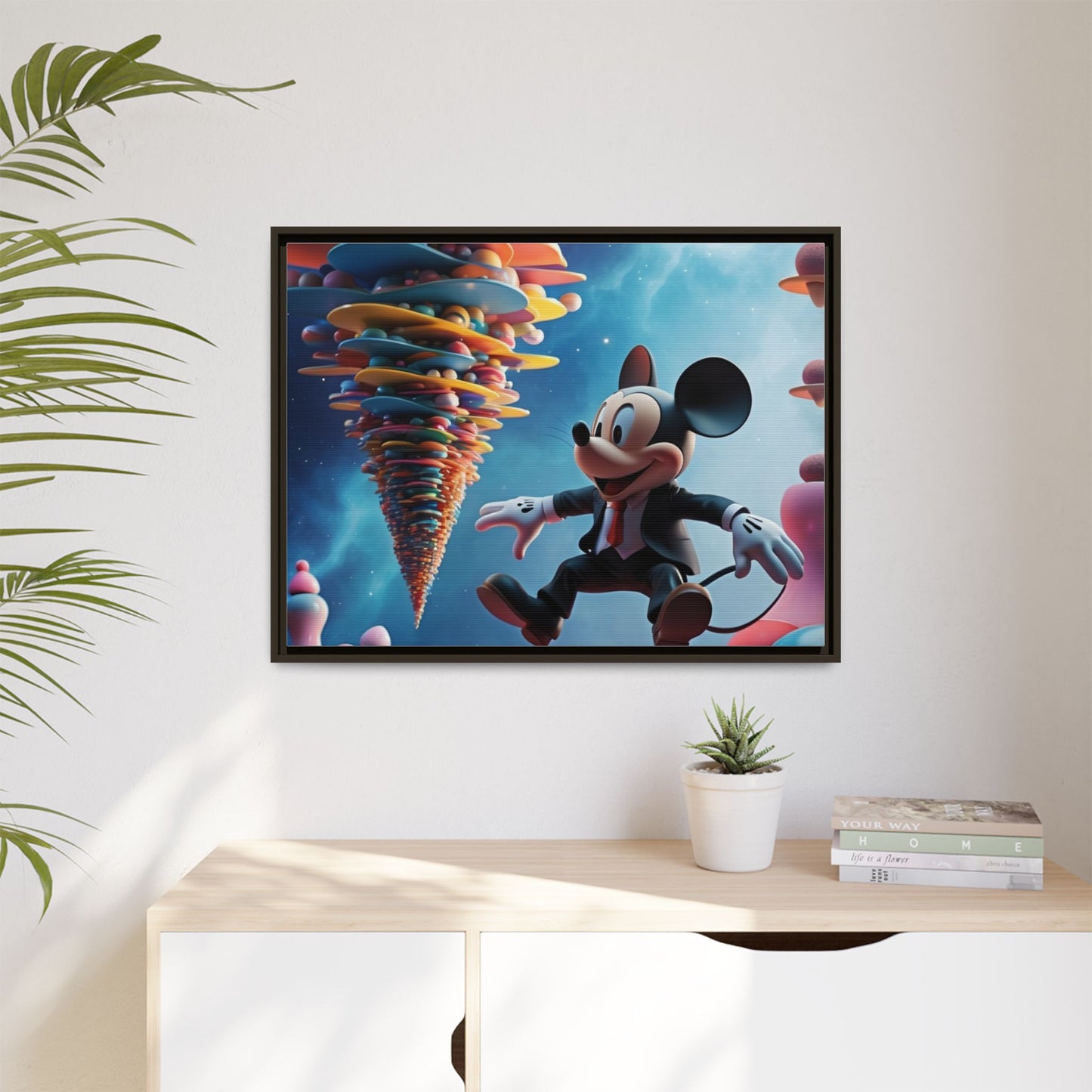 Matte Canvas, Framed (Multi-color)