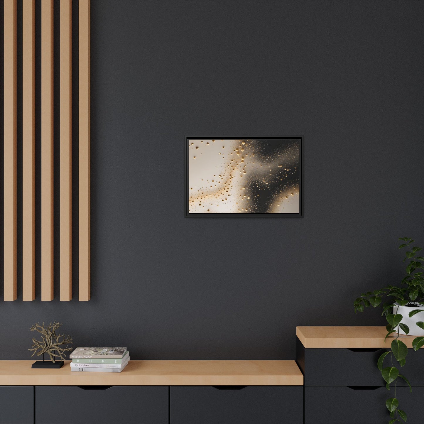 Matte Canvas, Framed (Multi-color)