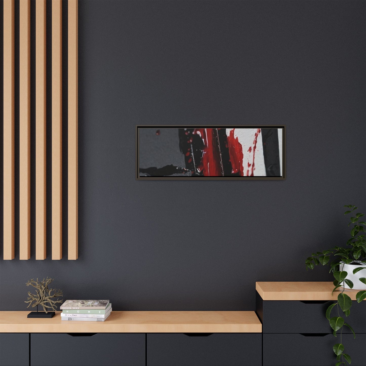Matte Canvas, Framed (Multi-color)