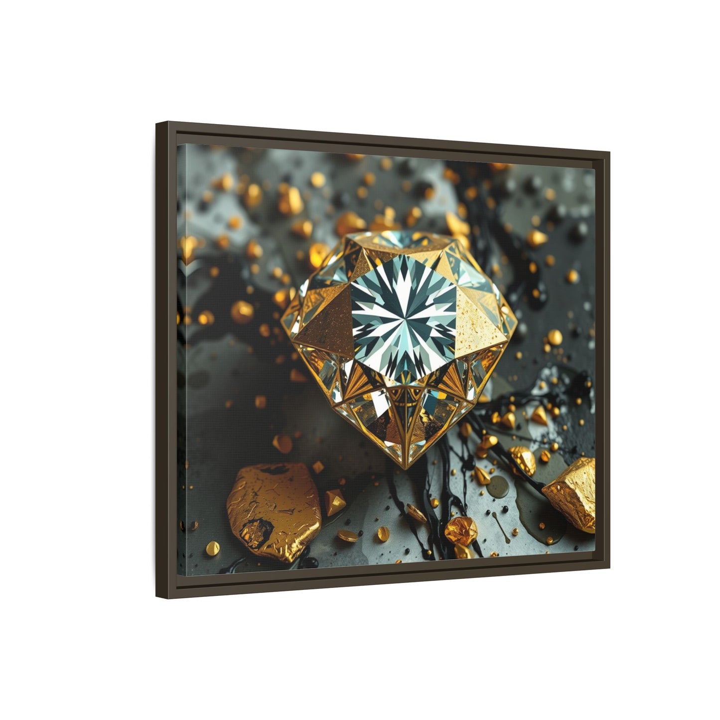 Matte Canvas, Framed (Multi-color)