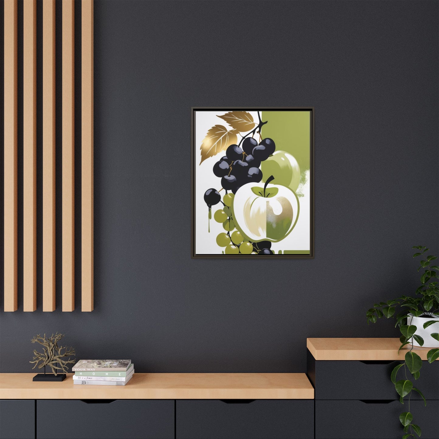 Matte Canvas, Framed (Multi-color)