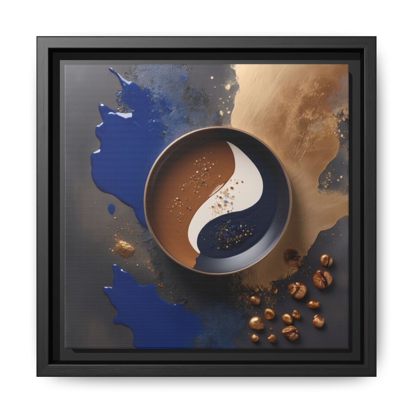 Fusion of Flavor and Form Art Canvas - Framed Wall Decor