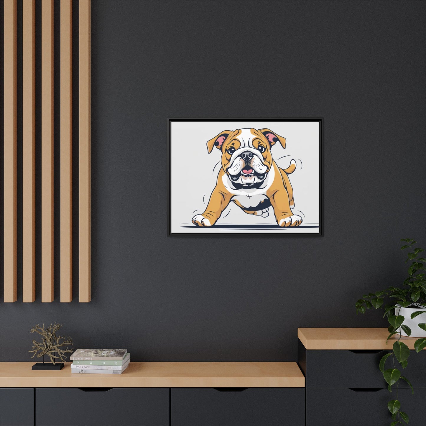 Matte Canvas, Framed (Multi-color)