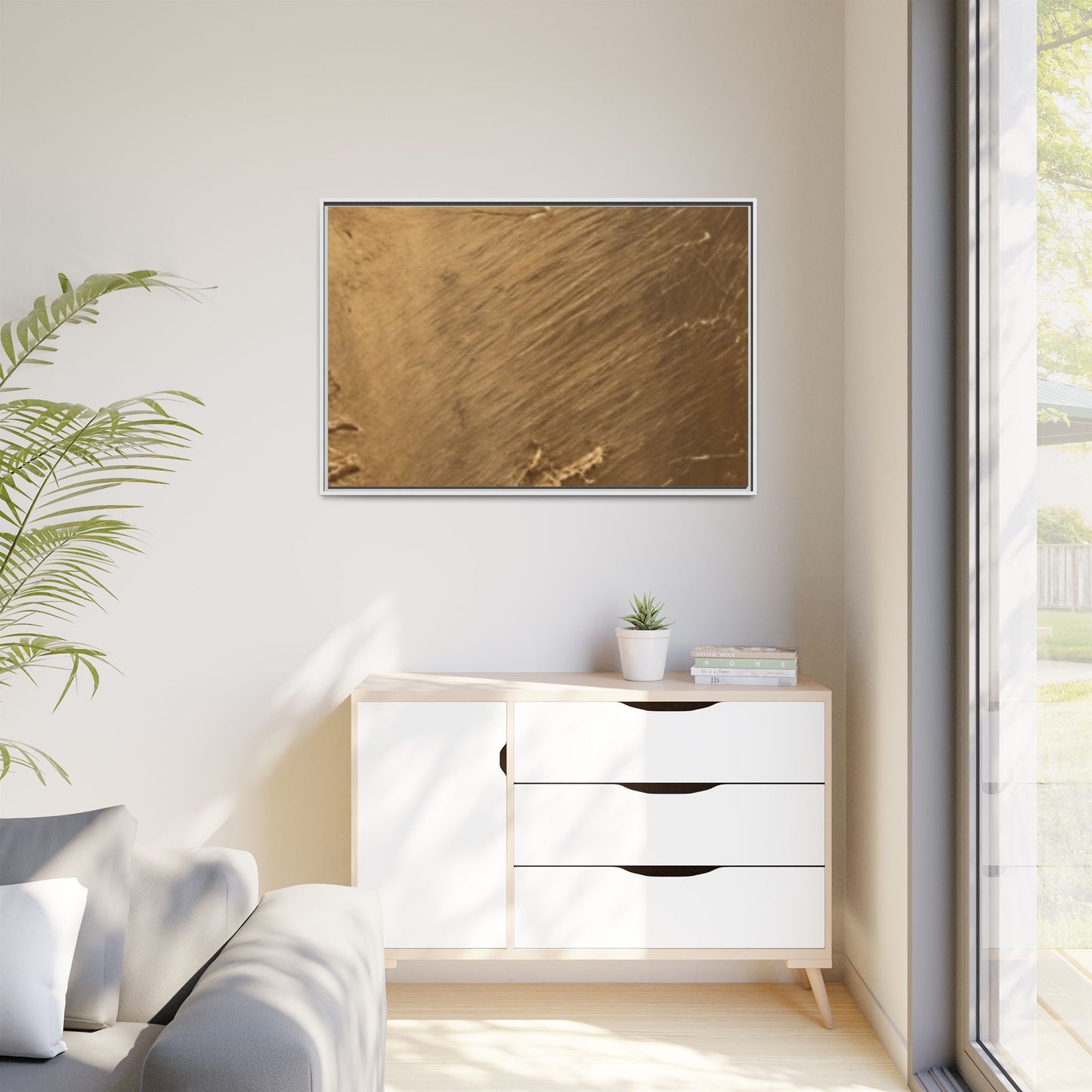 Matte Canvas, Framed (Multi-color)