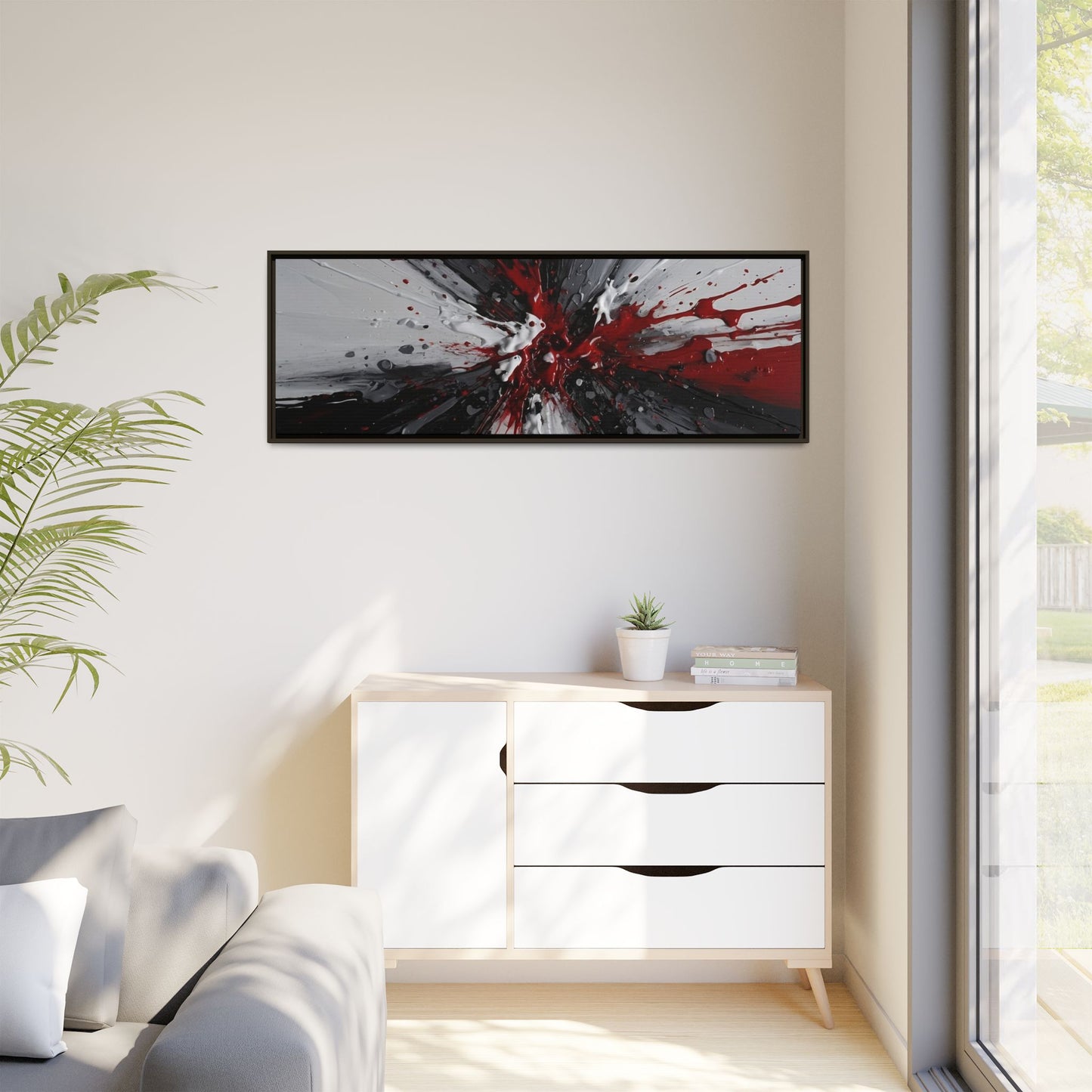Matte Canvas, Framed (Multi-color)