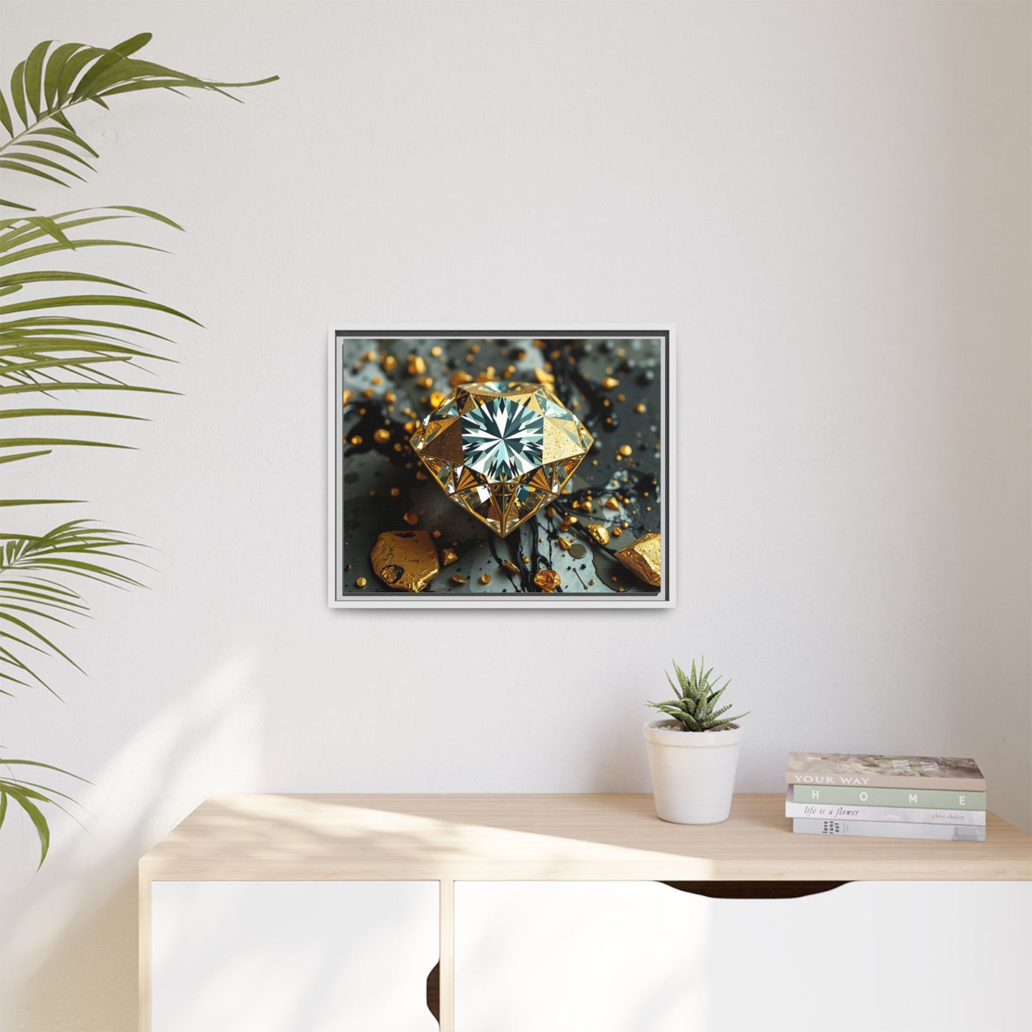 Matte Canvas, Framed (Multi-color)