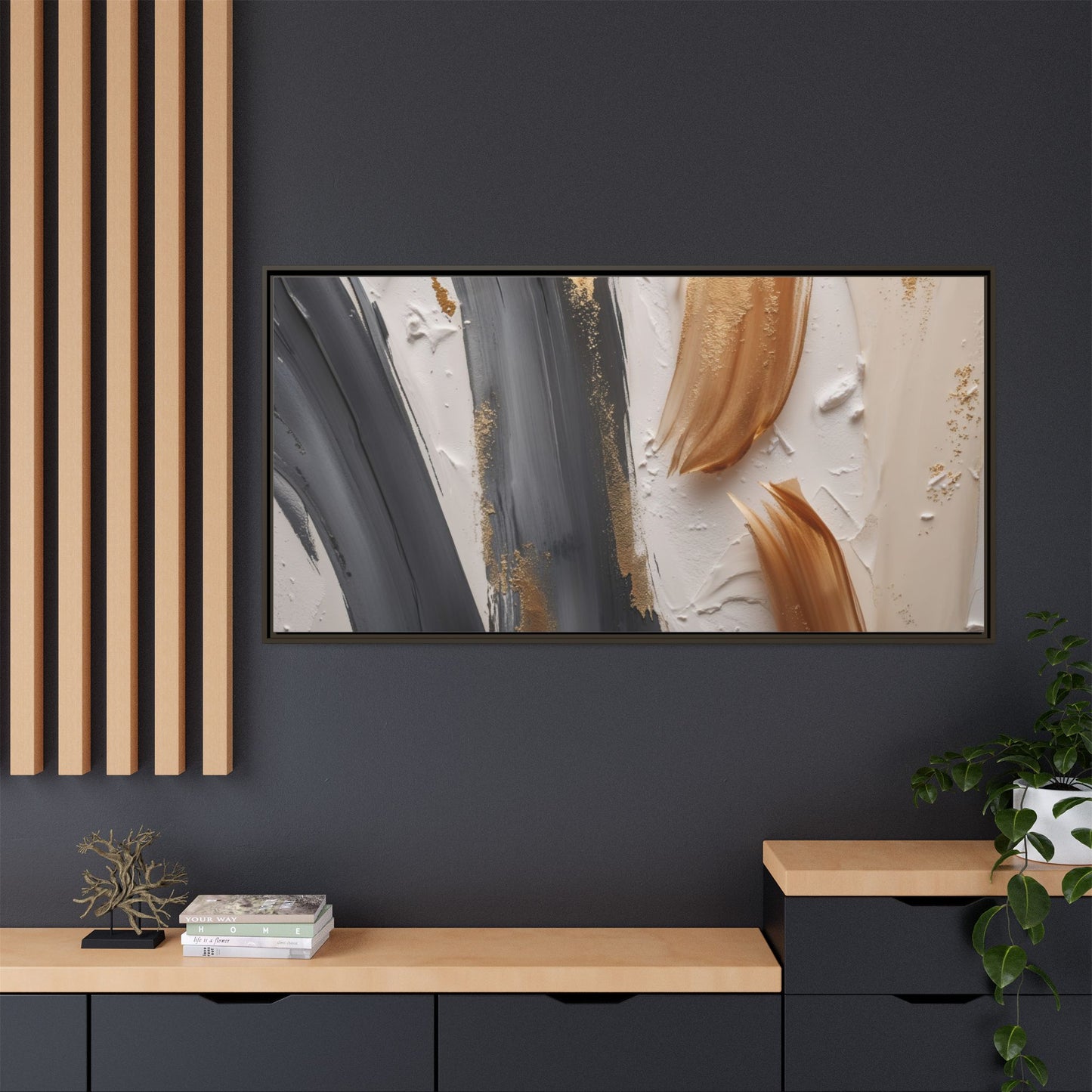 Matte Canvas, Framed (Multi-color)